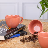 Ceramic Espresso cups (Set of 2) | Pastel Pink