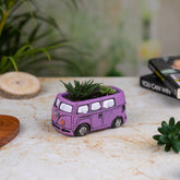 Purple Bus Indoor Pot