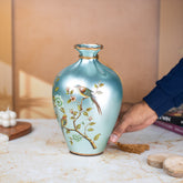 Sky Blue Luxury Vase