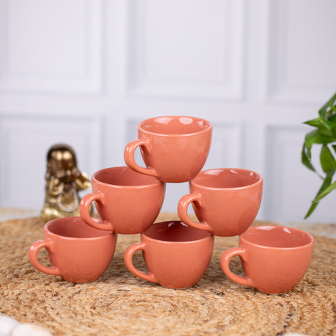 Ceramic Espresso cups (Set of 2) | Pastel Pink