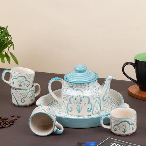 Ceramic tea kettle set