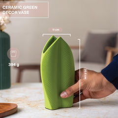 Ceramic Green Decor Vase