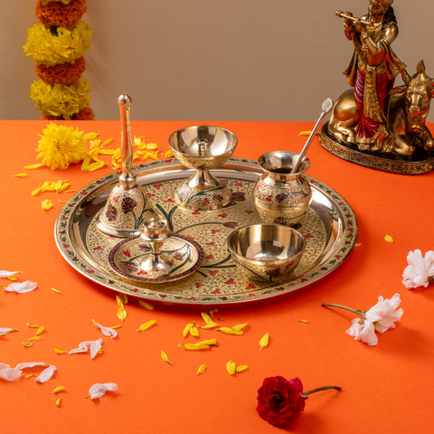 Two-Tone Thali Set