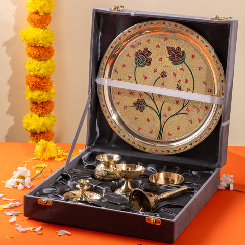 Two-Tone Thali Set