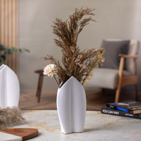 Ceramic White Decor Vase