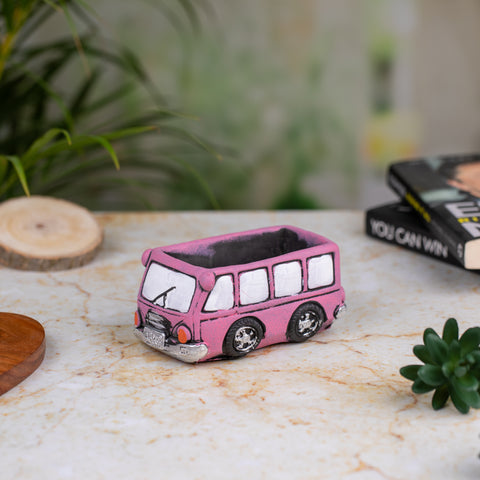 Pink Bus Indoor Pots