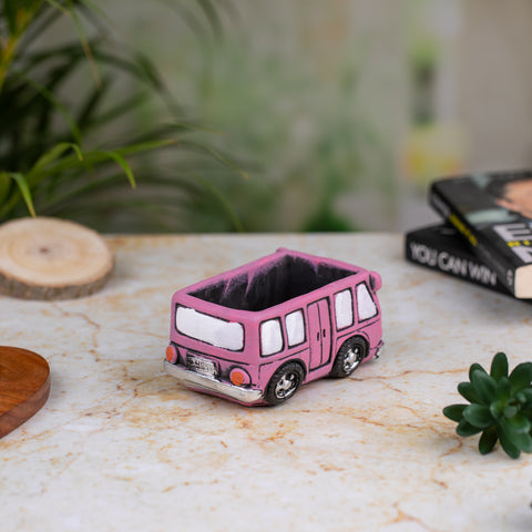 Pink Bus Indoor Pots