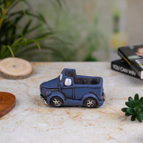 Blue Car Indoor Pot