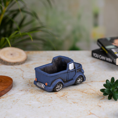 Blue Car Indoor Pot