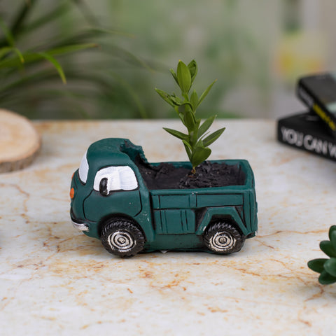 Green Truck Indoor Pot