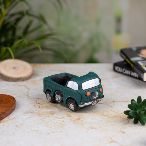 Green Truck Indoor Pot