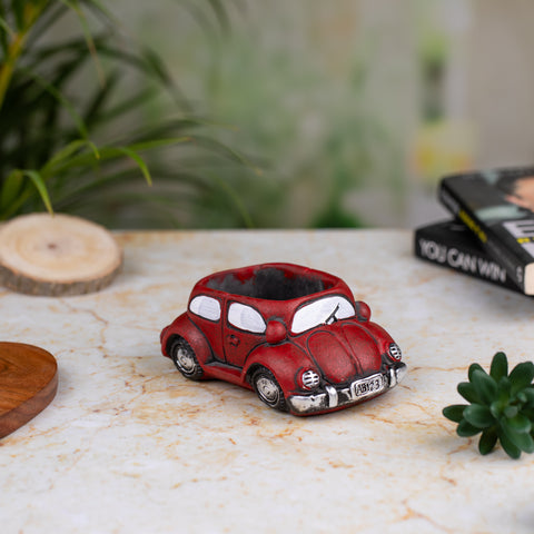 Red Car Indoor Pot