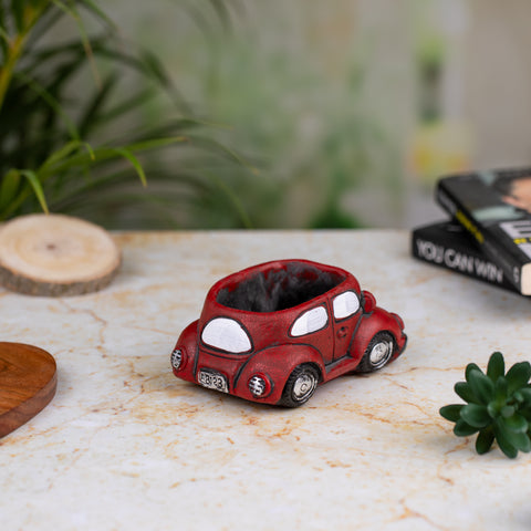 Red Car Indoor Pot