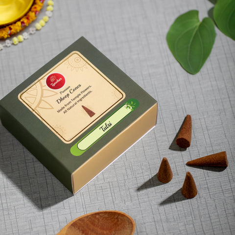 Dhoop Cones (Tulsi Flavor)