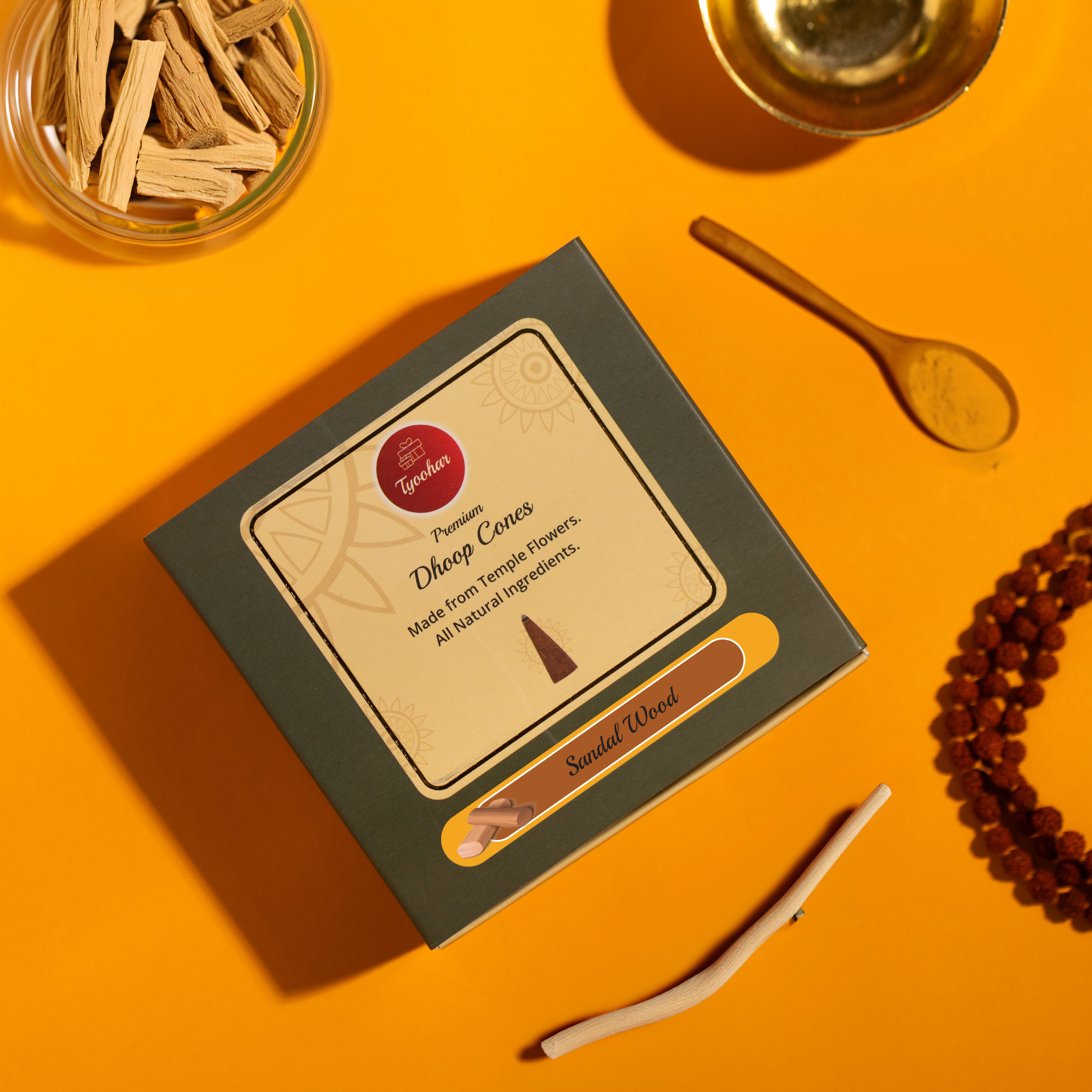 Dhoop Cones (Sandal wood)