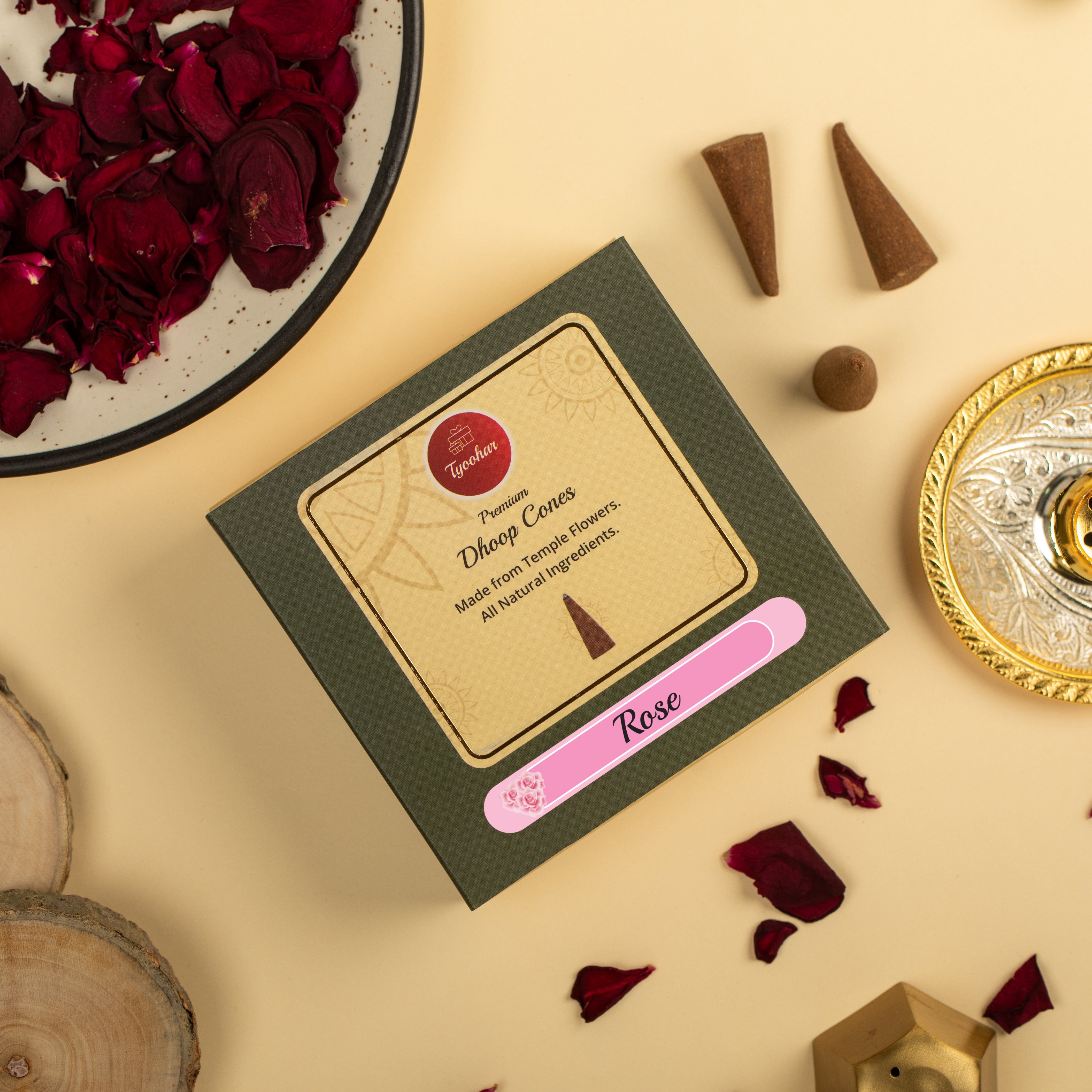 Dhoop Cones (rose flavor)