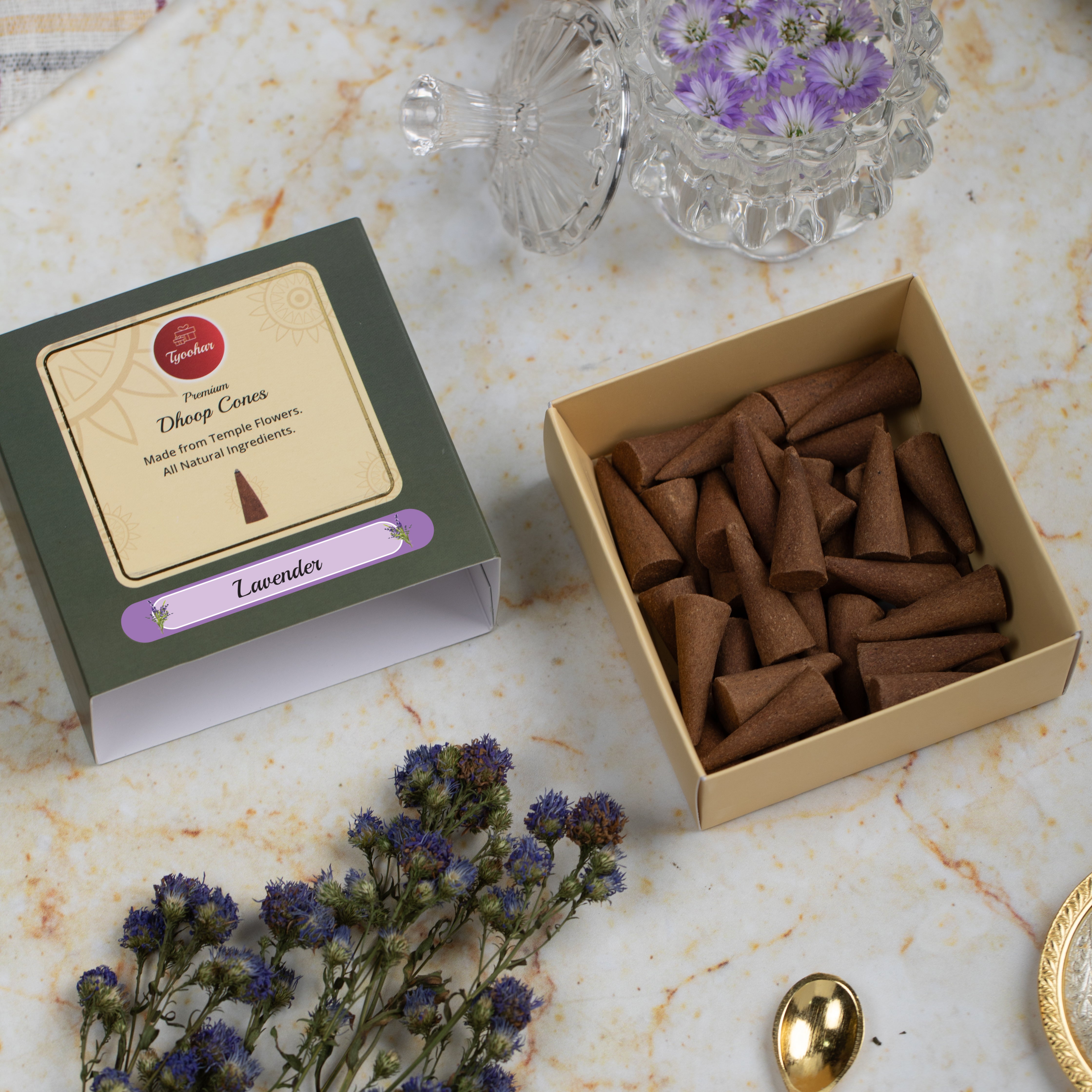 Dhoop Cones (Lavender Flavor)