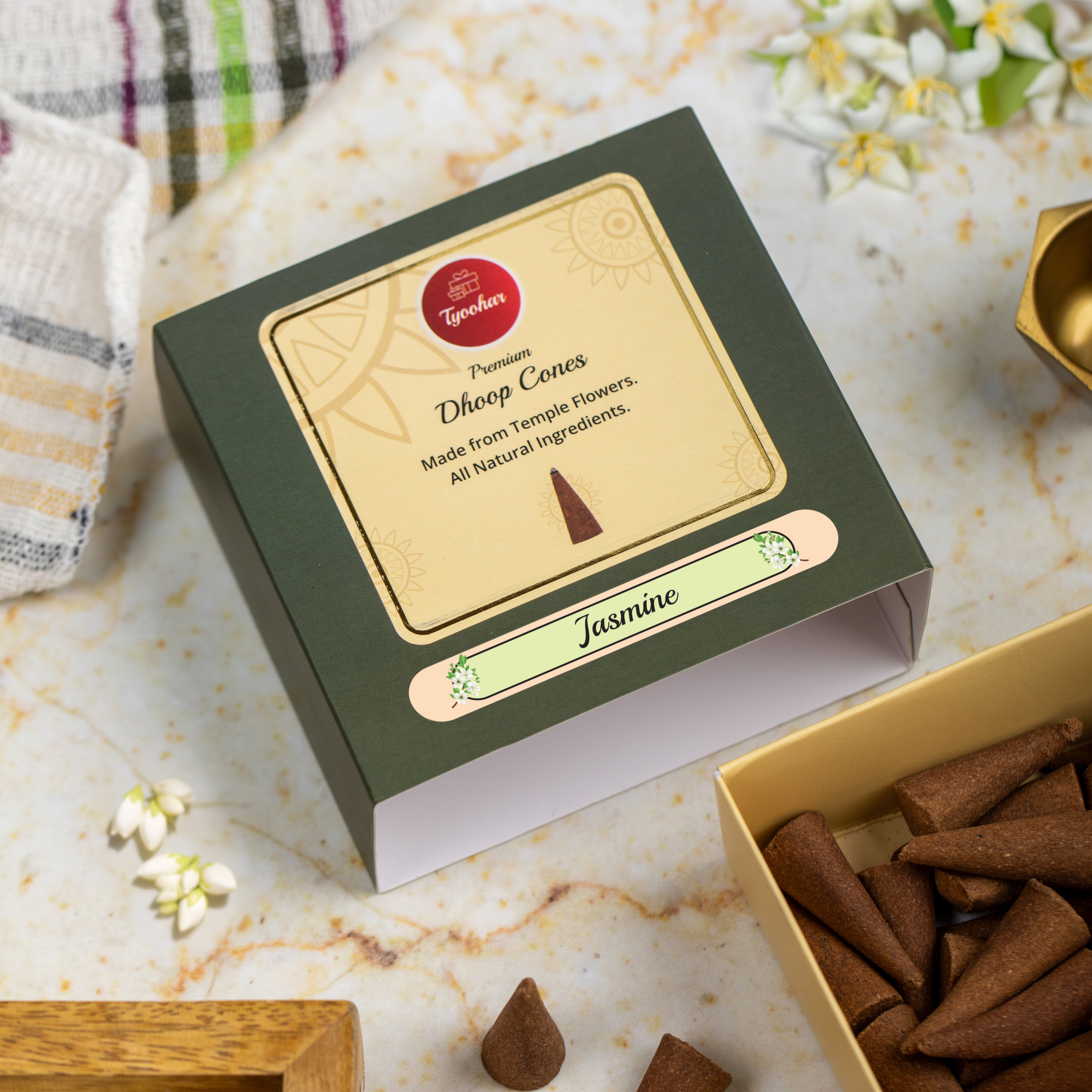 Dhoop Cones (jasmine Flavor)