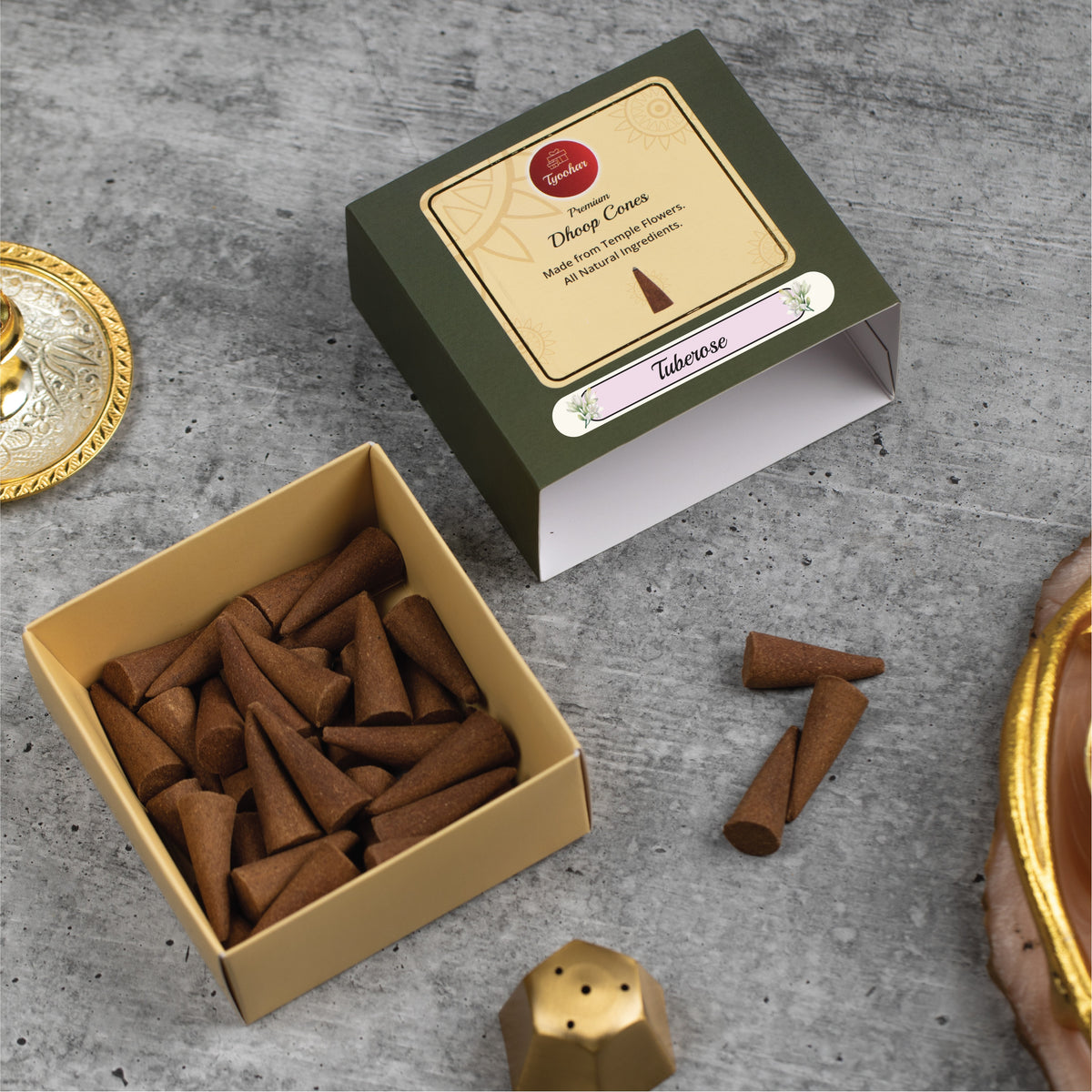 Dhoop Cones (Tuberose)