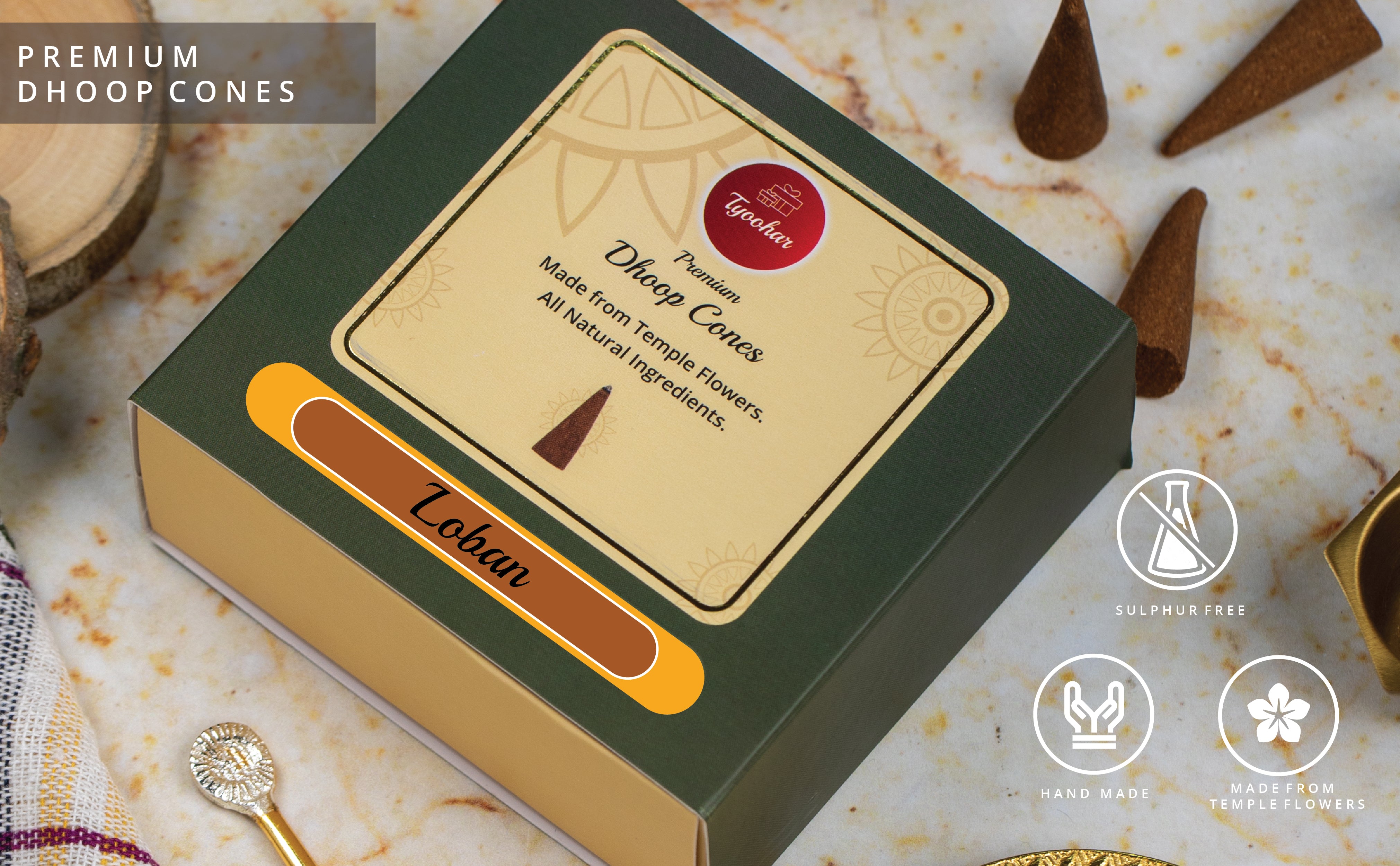 Dhoop Cones(Loban Flavor)